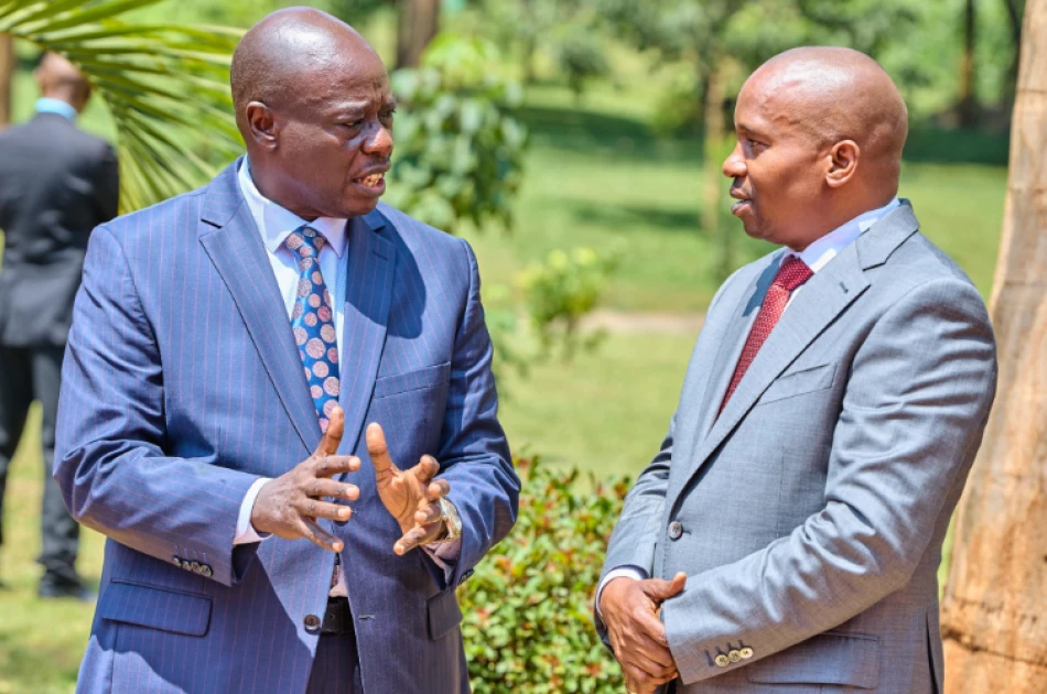 Kithure Kindiki Clash with Gachagua for Deputy President Position