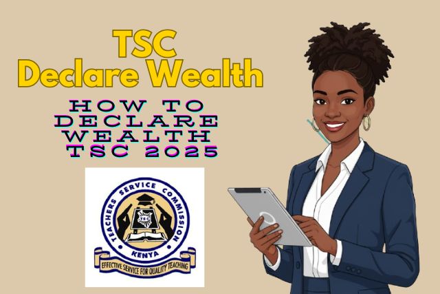 How to Declare Wealth TSC Online Guide (Proven 2026)