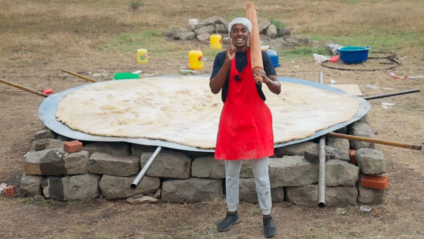 Digital Creator Raymond Kahuma Spends Ksh 1.19M Attempting Largest Chapati